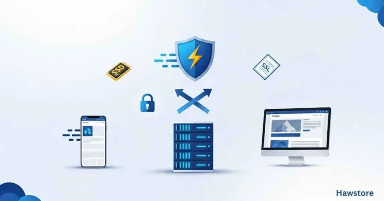 مقارنة بين أنواع استضافة المواقع المشتركة والسحابية والخوادم الافتراضية من حيث السرعة والأمان